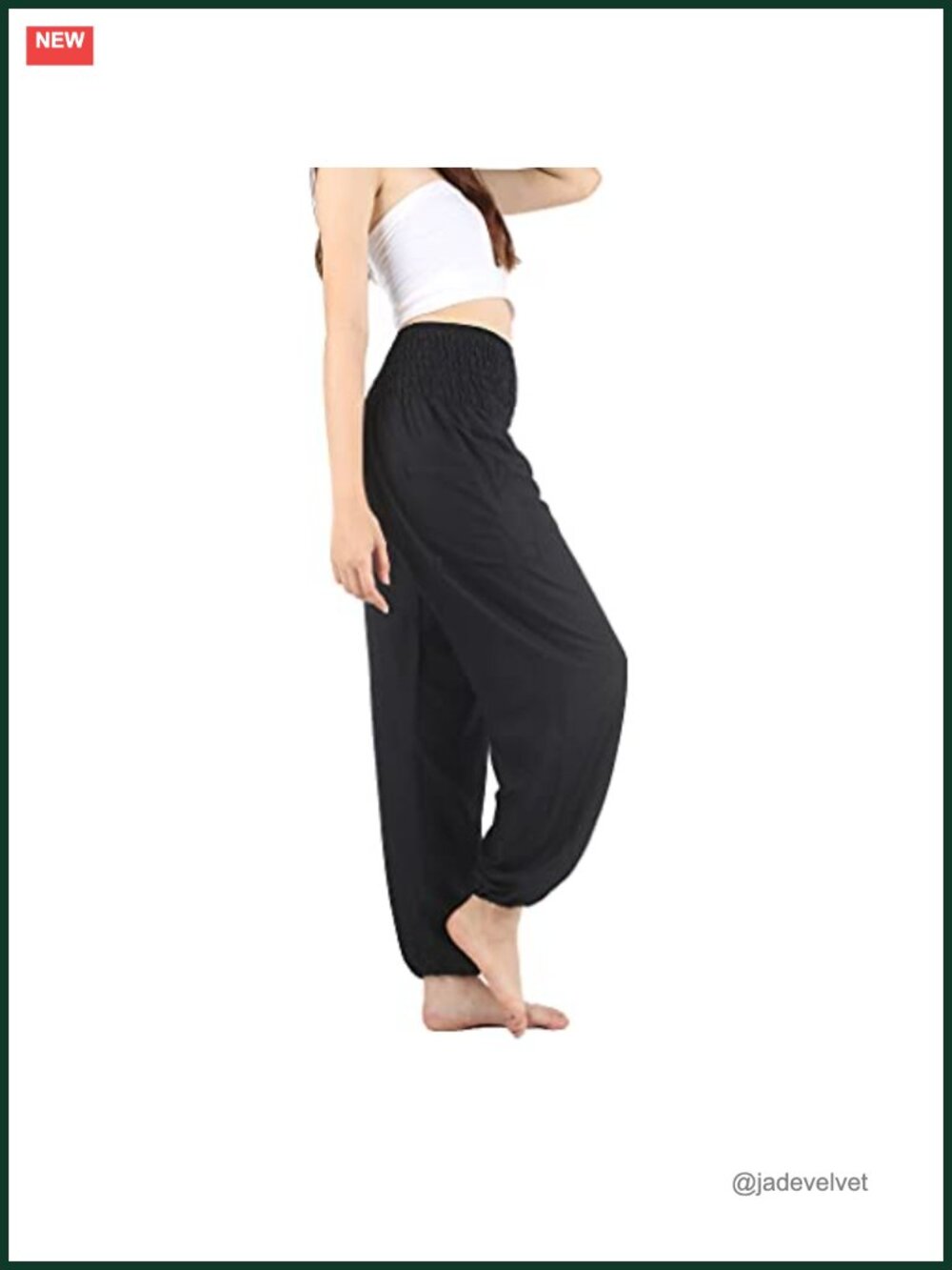 Flowy Harem Pants for Women with Pockets - Yoga Travel Lounge